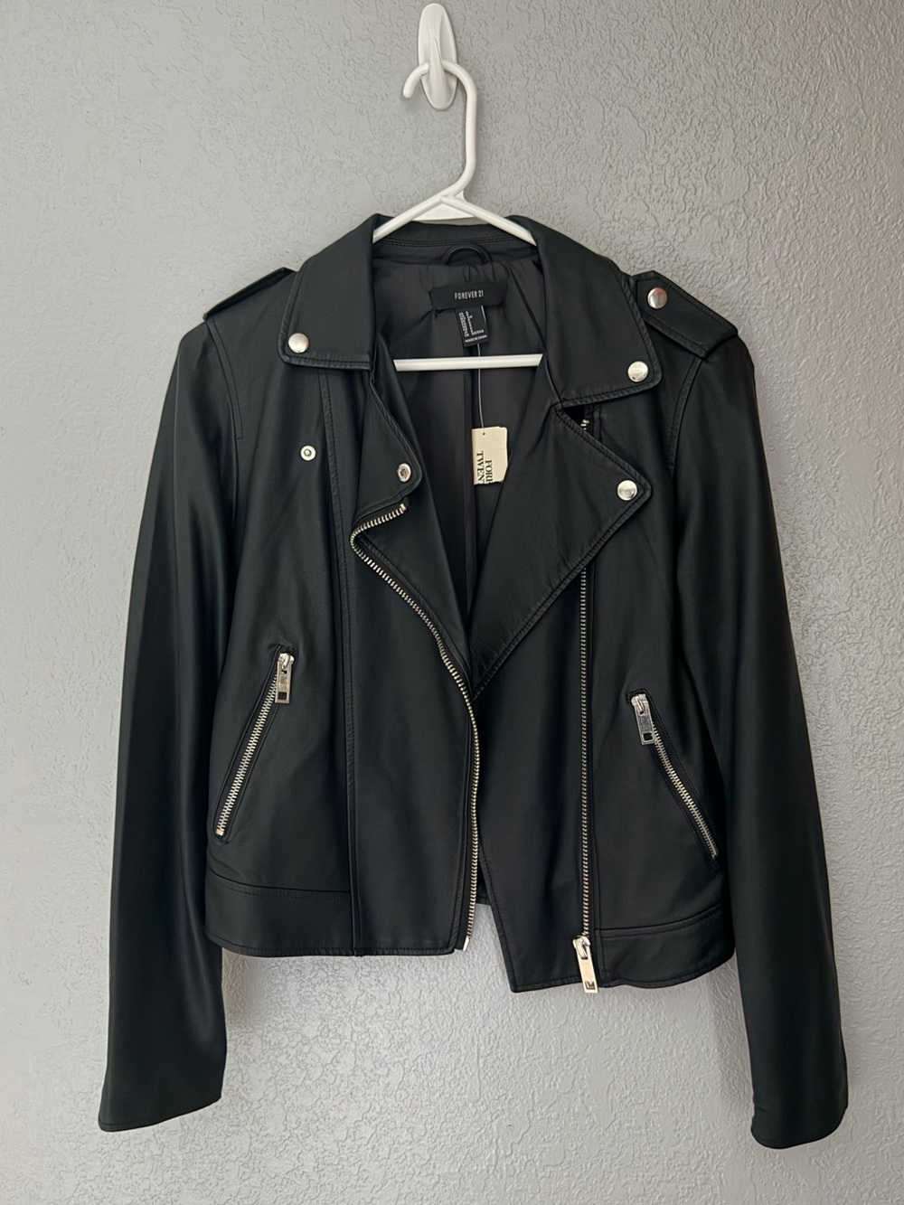 Forever 21 Black Leather Jacket